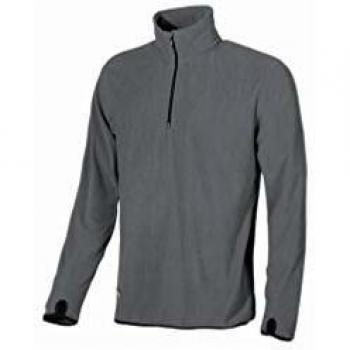 Sudadera Micropile U-Power Artic Gris Talla XL con Media Cremallera