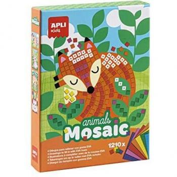 Apli Paper Ref. 14289 Mosaico Goma Eva Animales