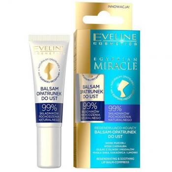 Eveline Cosmetics Egyptian Miracle Nourishing and Moisturising Lip Balm with Antibacterial Ingredients 12 ml