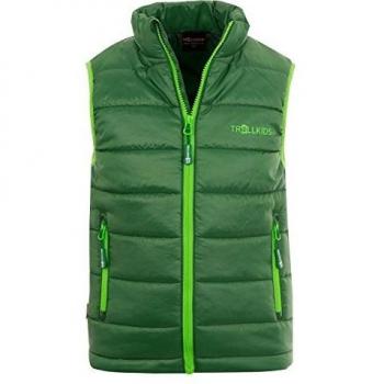 Chaleco Aislante Impermeable TROLLKIDS Trondheim para Niños - Verde Oscuro
