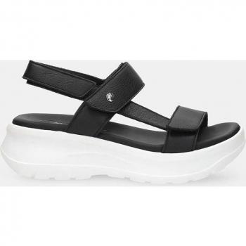 Sandalias Panama Jack Noor B6 con cuña para mujer en color negro