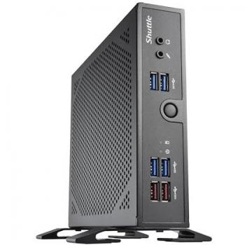 Barebone Shuttle XPC Slim DS50U, Intel Celeron 7305, 2x LAN (1x 2.5Gbit, 1x 1Gbit), 1x COM, 1x HDMI,
