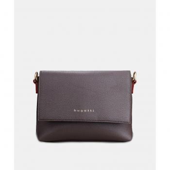 Bolso de hombro Bugatti Ella para dama - Tamaño único, color marrón oscuro (25 cm x 17 cm x 8 cm)