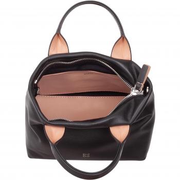 Bolso de mano multiposición de piel Dudu con bandolera de cadena, cuero auténtico, tamaño mini 22x13 cm, diseño elegante para noche, incluye piezas para mano doble y cierre ZIP