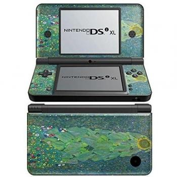 Colección 99, personalizado Console Nintendo DS Lite, 3ds, 3DS XL, Wii U Wrap Faceplates Decal Vinyl piel adhesivo pegatina skin protector Klimt - The Sunflower Nintendo DSi XL Skin.