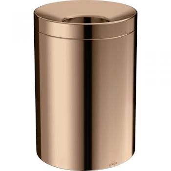 Papelera Universal Circular Axor de Hansgrohe, 42872300, color: Oro Rojo Pulido