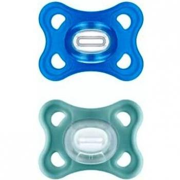 Sucettes MAM Comfort Azul 2-6 Meses - Pack de 2 Silicona