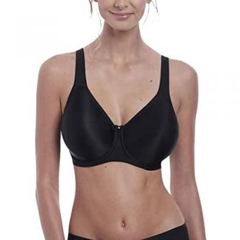 Fantasie Aura Moulded Full Cup Bra - Black, Nylon, Size 30D