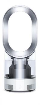 Dyson AM10 - Humidificador y Ventilador de Mesa, 55W, Control de Potencia, Color Blanco/Plata