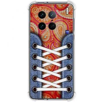 Funda de Silicona Antigolpes para Vivo X90 Pro 5G con Diseño Zapatillas 10 Dibujos