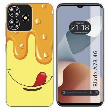 Funda de Silicona para Zte Blade A73 4G con Diseño de Helado Vainilla y Dibujos