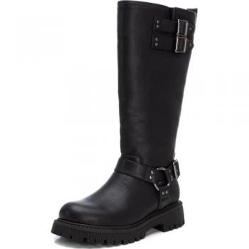 BOTA DE MUJER XTI 142937 NEGRO CREMALLERA, estilo motero, cierre de cremallera, talla 36, altura del tacón de 1 a 3 cm, diseño casual