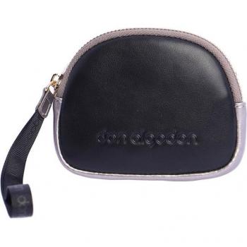 Monedero para mujer Valquiria negro con cremallera