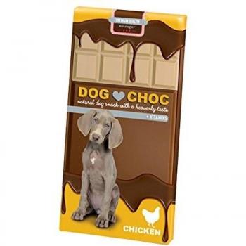 Dog Choc Snack para Perros Pollo, 3 Unidades