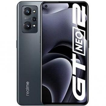 realme GT Neo 2 Smartphone Libre, Procesador Qualcomm Snapdragon 870 5G, Pantalla AMOLED E4 de 120 Hz, Carga SuperDart de 65W, Cámara triple de IA de 64 MP, Dual Sim, NFC, 12GB+256GB, Neo Black