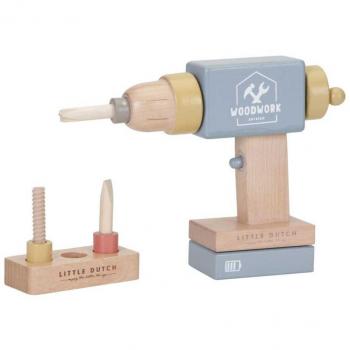 Taladro de Madera Little Dutch FSC para Niños a Partir de 3 Años
