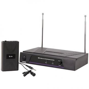 Sistema Inalámbrico VHF QTX 171.835UK con Micrófono de Solapa y Alcance de 50 Metros 174.5MHz