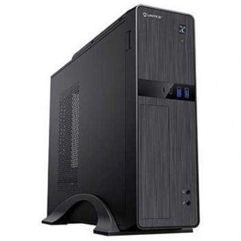 UNYKAch UK2011 Micro-ATX/Mini-ITX Desktop Case with SFX 450W Power Supply, 4 USB Ports, 1 Type-C Port, Black