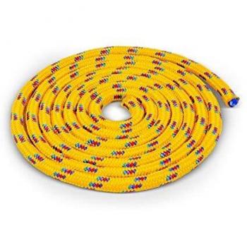 Comba para niños y adultos, bonito diseño, color amarillo, para la escuela con cuerdas, saltar a la cuerda, 3 metros