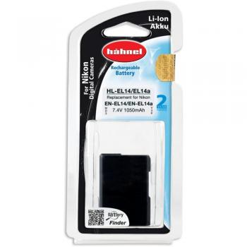 Hähnel HL-EL14 - Batería Li-Ion para Nikon EN-EL14, 7.4V, 1050mAh