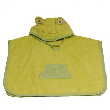 Minene 3202 - Poncho de algodón ranita, color verde