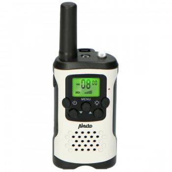 Set de Walkie Talkies Alecto FR-175, Alcance de 7 km, Color Blanco/Negro