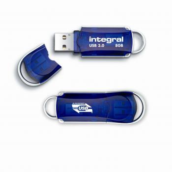 Best Price Square USB 3.0 Flash Drive Courier 8GB INFD8GBCOU3.0 by Integral