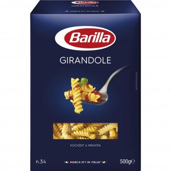 Barilla Girandole Torsades 500g - Pasta de forma espiral para ensaladas y platos calientes