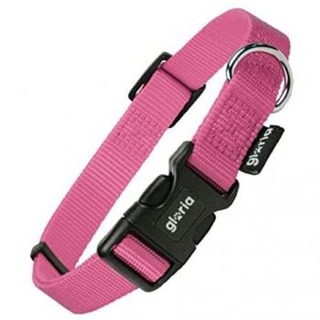 Collar para Perro Gloria Rosa Nylon Ajustable Talla L (36-70 cm)