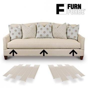 Hasëndad Furn Force - Paneles para Sofá, Blanco, 48 x 10.5 x 3 cm, 6 Unidades