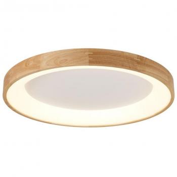 Plafón LED Mad 56W de Madera Natural con Diseño Elegante