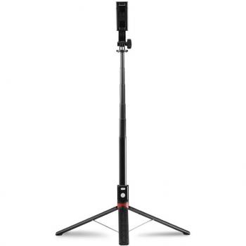 Selfie Stick Hama Fancy Stand 170cm Bluetooth con trípode integrado y soporte para smartphone, color negro