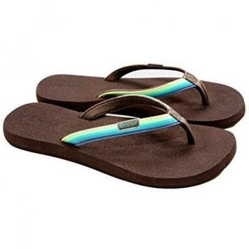 Rip Curl Freedom Mujer,Flipflops imitación de Cuero,señora,Easy Care,Green,37 EU