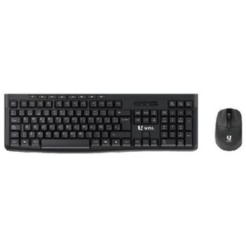 Teclado y Ratón Inalámbricos Unico Kb1170 Negro