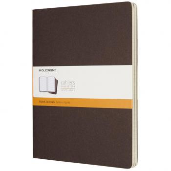 Moleskine Coffee Brown Extra Large Ruled Cahier Journal