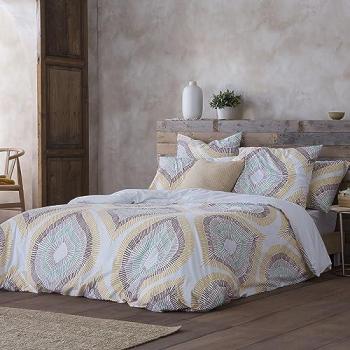 Funda nórdica Alaya 100% algodón 200 hilos para cama de 80 cm - 140x200 cm con cierre de botones