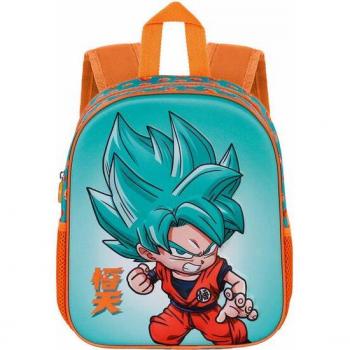 Mochila 3D Pequeña Dragon Ball Azul Karactermania Multicolor 31cm