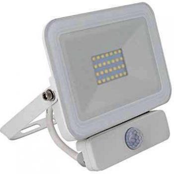 Foco Proyector LED Slim 20W 120 lm/W IP65 con Detector de Movimiento PIR Blanco Natural 4000K