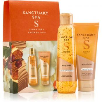 Sanctuary Spa Signature Shower Duo Gift Set - Luxurious Body Wash & Exfoliating Scrub