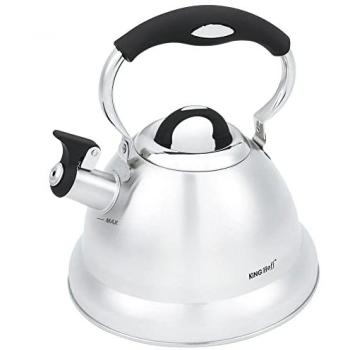 Hervidor de Agua de Acero Inoxidable 3,1L con Silbato KINGHOFF KH-1659