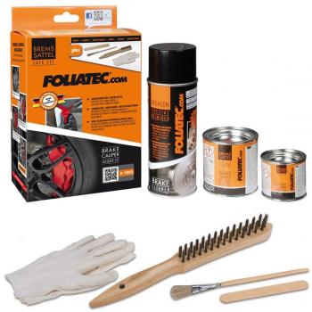 FOLIA TEC Foliatec 2169 Pintura para Pinza Freno, Plata Metalico, 400 ml