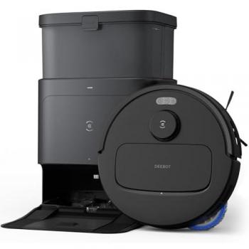 Robot Aspirador Lavador ECOVACS DEEBOT N30 PRO OMNI, 10.000 Pa de Succión, Función de Vaciado Automático, Cepillo ZeroTangle 2.0, Limpieza con Agua Cal