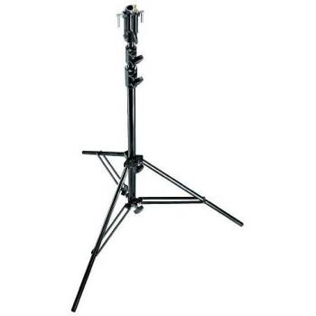 Manfrotto - Soporte de Acero Cromado Negro de 3 Secciones