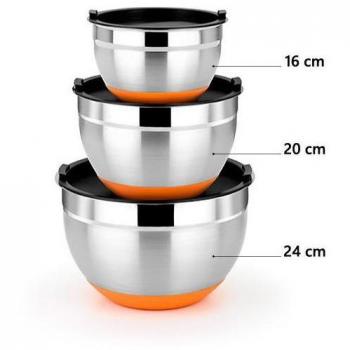 Bol 12cm Efficient Inox con Tapa
