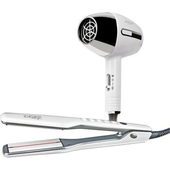 Secador y Plancha Air Compact Postquam 1400W con Tecnología Infrarroja y Sin Radiación