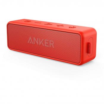 Anker Soundcore 2 Portable Bluetooth Speaker with 12W Stereo Sound, BassUp, IPX7 Waterproof, 24-Hour Playtime, Wireless Stereo Pairing, Speaker for Home, Outdoors, Travel