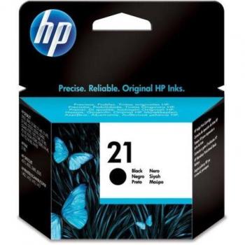 Cartucho de tinta original HP 21 negro