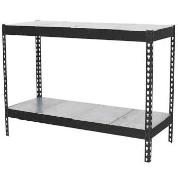 Estantería Metálica Simonforte 1206-2, Sin Tornillos, 2 Baldas, Alta Capacidad de Carga 600 kg, Dimensiones 900x1200x600 mm, Color Antracita