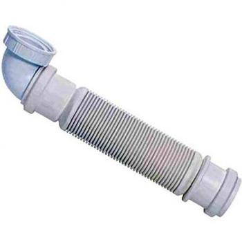 Sifón flexible de desagüe sin agua 1 1/2 ahorro de espacio