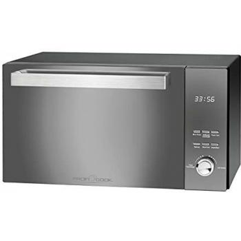 ProfiCook PC-MWG 1204 Encimera Microondas con grill 23 L 800 W Espejo, Acero inoxidable